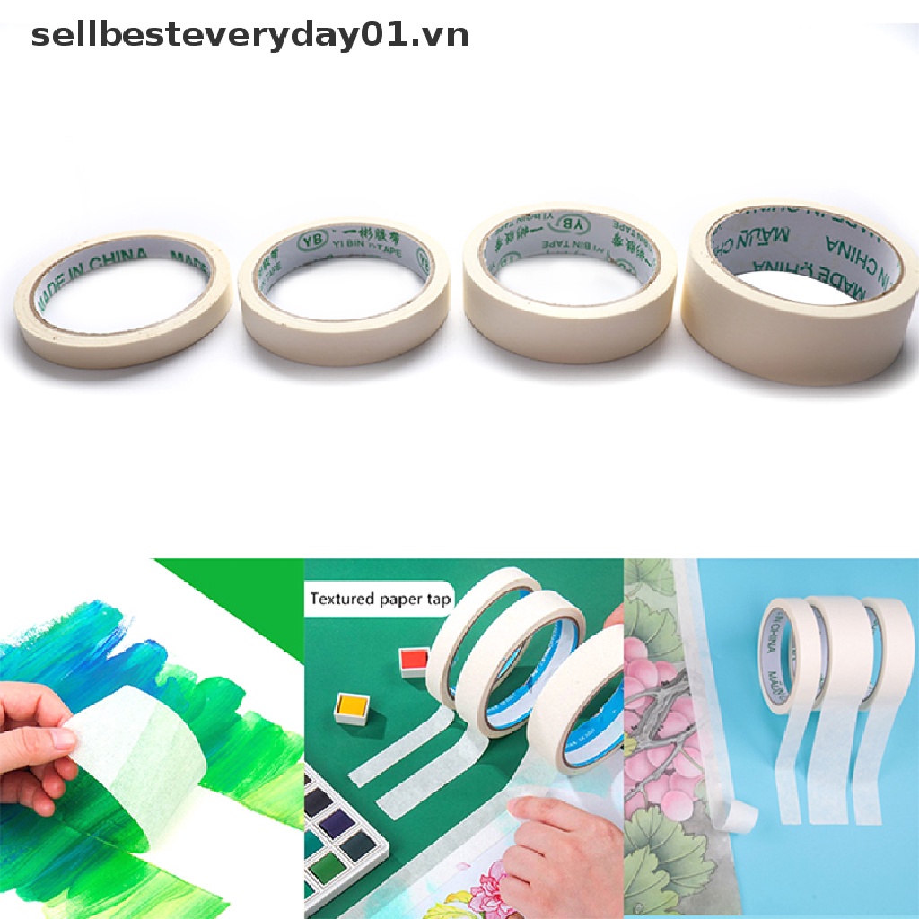 (Toy * *) Cuộn Băng Keo Giấy Vẽ Tranh Màu Nước Nghệ Thuật