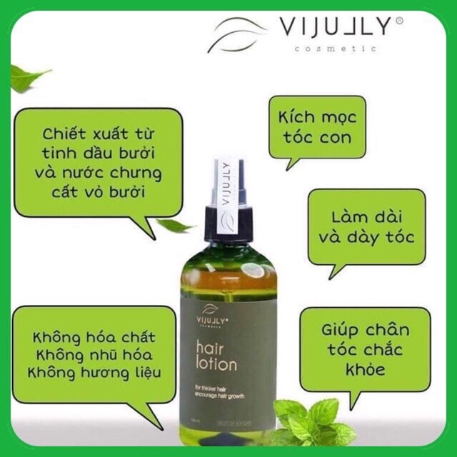 Xịt bưởi Vijujly ngăn rụng , mọc tóc ( chính hãng)