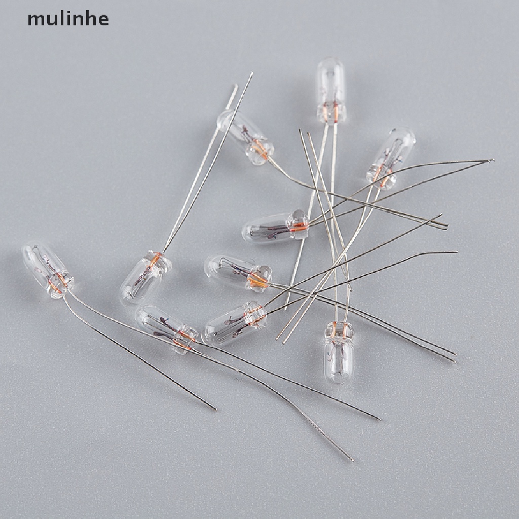 10 Bóng Đèn Sợi Đốt Mini 3 / 4 / 5mm 3 / 6 / 12 / 24V