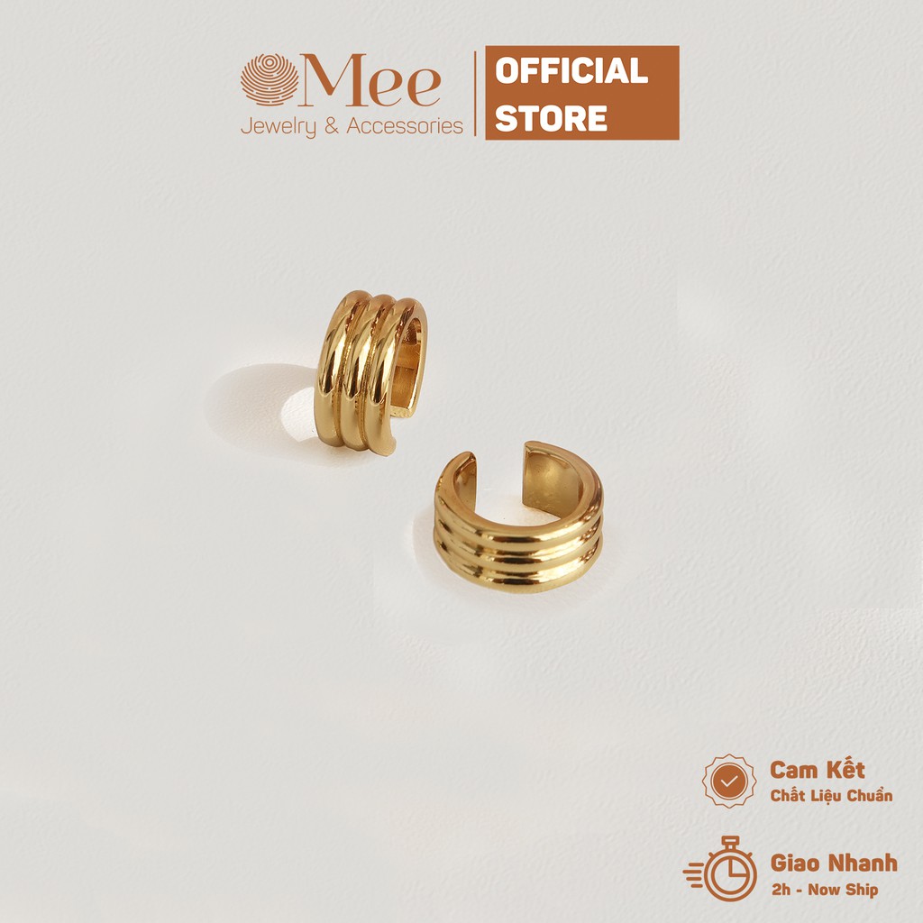 Khuyên tai kẹp MEE, bông tai không cần bấm lỗ helix - E6542
