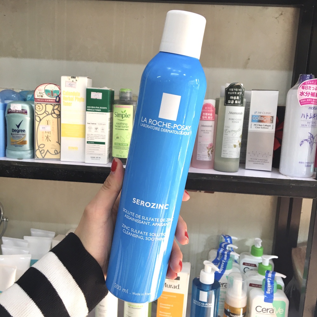 La Roche-Posay Serozinc - Xịt Khoáng Cho Da Mụn 300ml