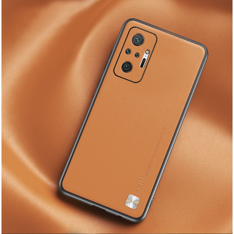 Ốp Điện Thoại Da Sang Trọng Cho Xiaomi Redmi Note 10 Pro Max 10S Note10 S 10Pro POCO X3 Pro NFC F3