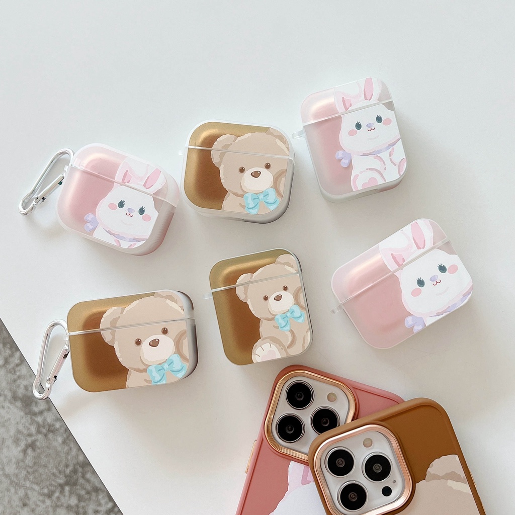 Vỏ Bảo Vệ Hộp Sạc Tai Nghe compatible AirPods 3 / 3 / 2021 Bằng Tpu Chất Lượng Ốp