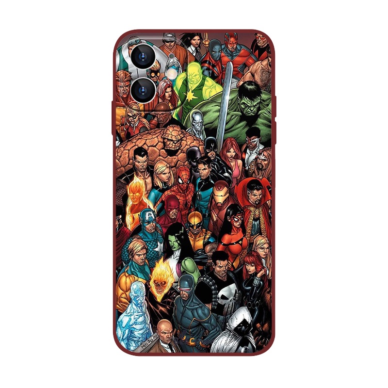 Ốp Điện Thoại Mềm Hình Anime Cho IPhone 13 12 11 Pro ProMax Mini 5 5S 6 6s 7 8 SE SE3 2020 Plus X XS XR XSmax
