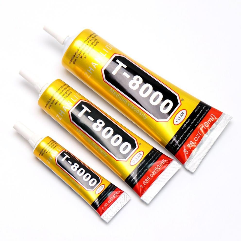 Dụng cụ sửa chữa💓FREESHIP💓Keo dán đa năng T-8000 110ml chuyên dán ốp lưng điện thoại không làm hư nhựa, chống bụi 8245