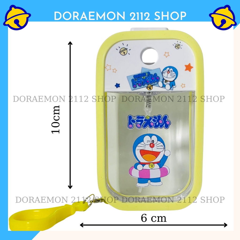 Bình Xịt Đựng Mỹ Phẩm Kiểu Hoạt Hình DORAEMON Tiện Dụng