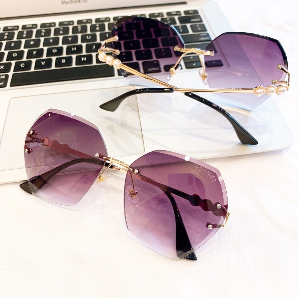 Mắt kính thời trang cao cấp gọng kim loại cho nữ A214 UV 💎 FREESHIP 💎 chống tia UV400 | BigBuy360 - bigbuy360.vn