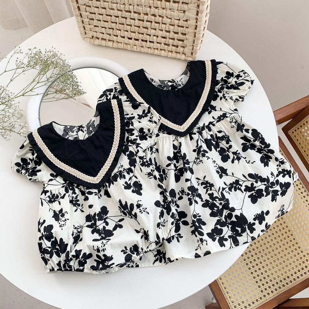 Đầm Hoa Công Chúa Cho Bé Gái