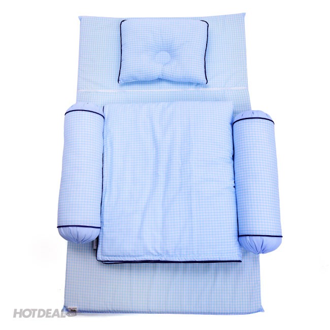 Bộ 5 Cái Gối Đôi Nệm Mền (Định Hình) Babytop