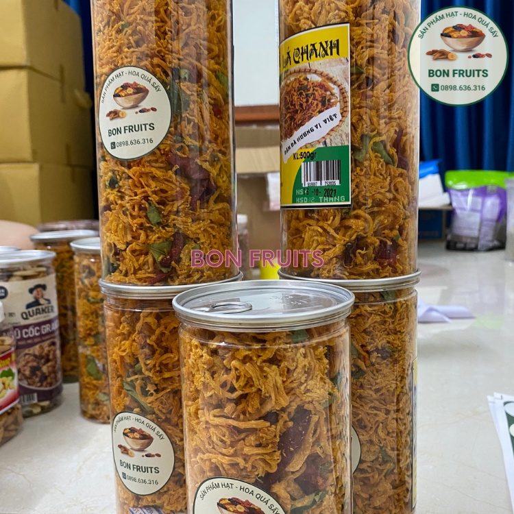 Khô gà lá chanh 500g, gà xé lá chanh cực ngon, chua chua cay cay ăn cực đã. | BigBuy360 - bigbuy360.vn
