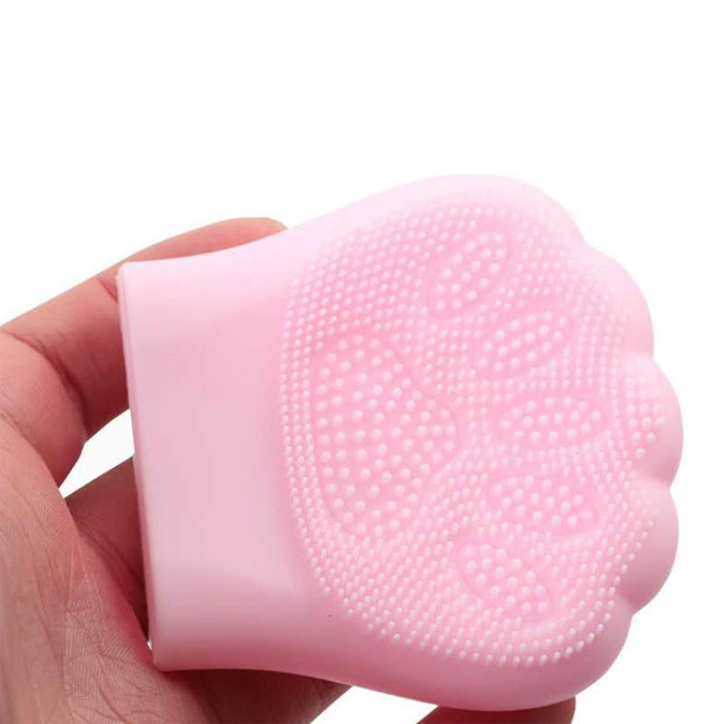 (Hàng Mới Về) Miếng Gel Silica Rửa Mặt Tẩy Tế Bào Chết Thiết Kế Tay Thỏ / Mèo Dễ Thương | BigBuy360 - bigbuy360.vn