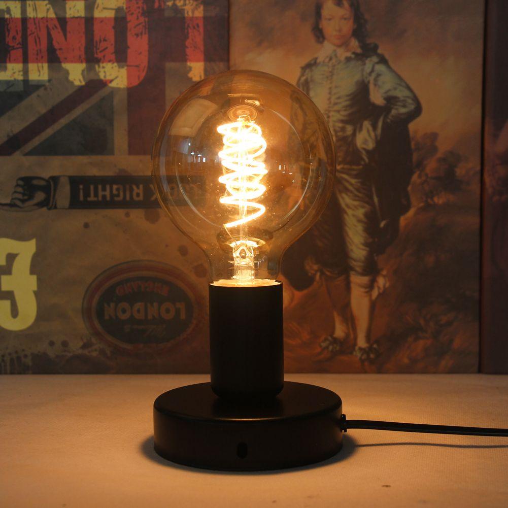 ELLSWORTH 1 Giá Đỡ Đèn Để Bàn Có Công Tắc Và Dây Trang Trí Quán Bar Phong Cách Vintage