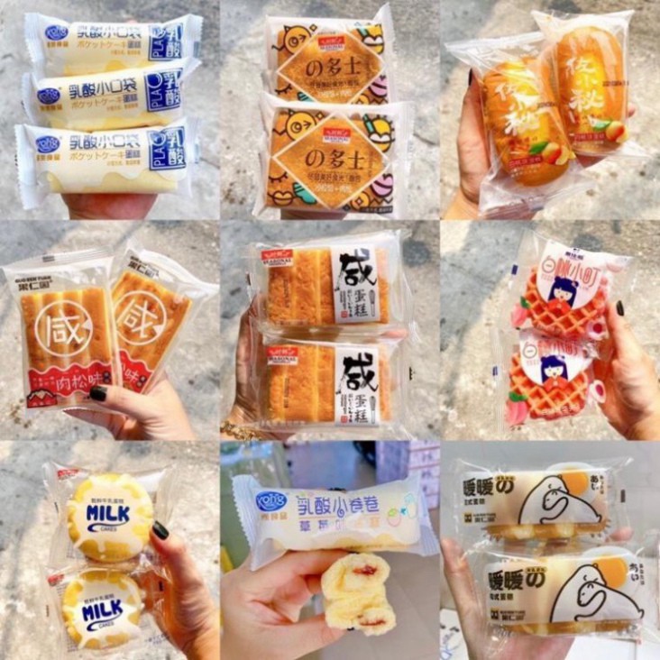 bánh mix vị đài loan,canh sale siêu thị ăn vặt mẹ ốc