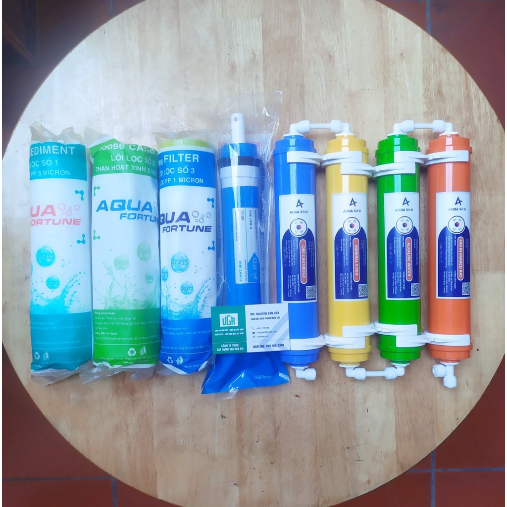 Lõi Lọc Nước AQUA 1 2 3 4 5 6 7 8 9 10 Dành Cho Các Dòng Máy Lọc Nước RO