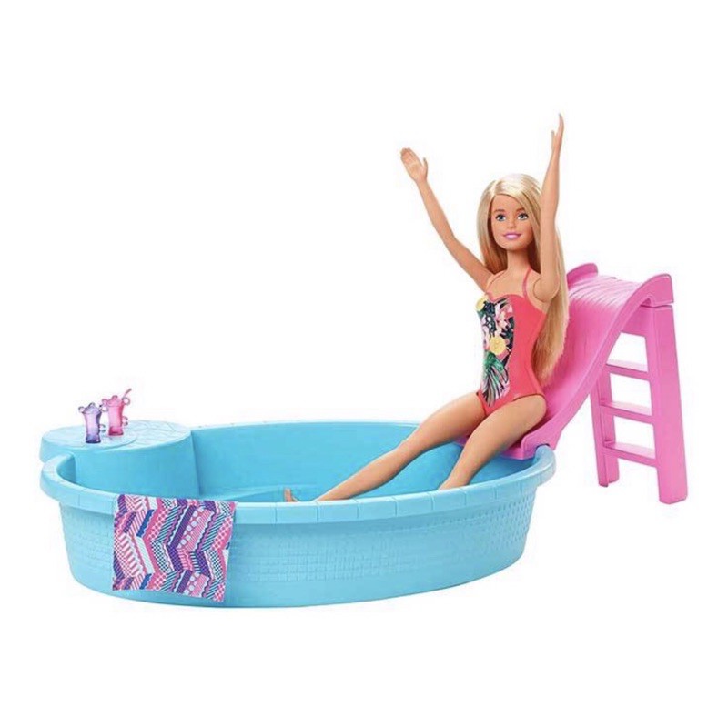 Bộ Đồ Chơi Hồ Bơi Và Bồn Tắm Cho Búp Bê Barbie