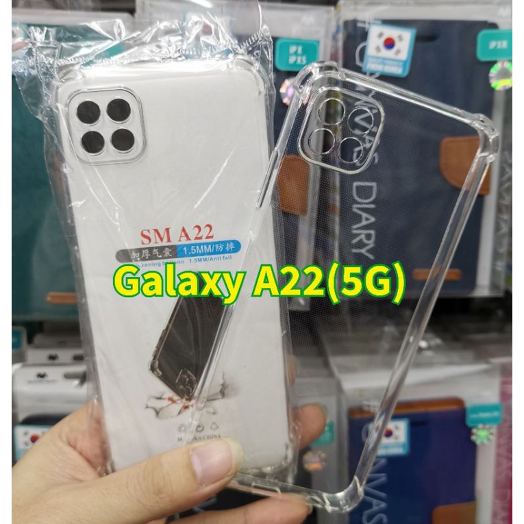 Ốp lưng trong suốt chống sốc Galaxy A12 / A22 cho vỏ máy ảnh cho​ A12 (5G) / A12 / A22 5G / A22 5G /
