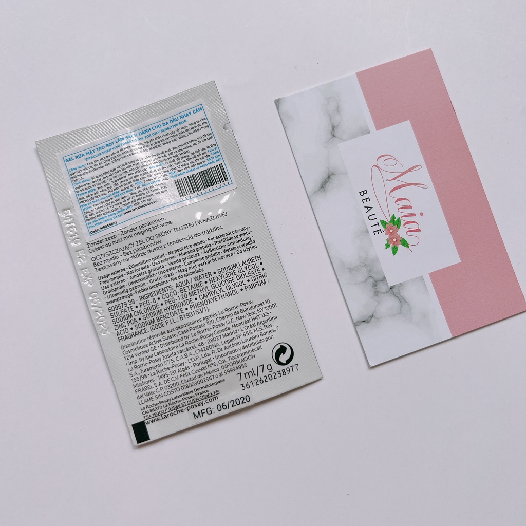 MiniSize Gel rửa mặt La Roche Posay Effaclar Purifying Foaming Gel cho Da Mụn Nhạy Cảm