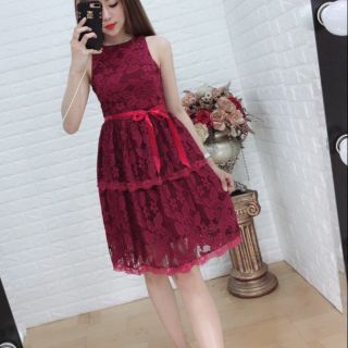 Đầm xoè ren thiết kế cao cấp