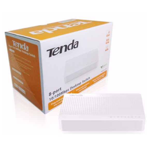 Switch Tenda S108 8 port Chính hãng (100Mbps)