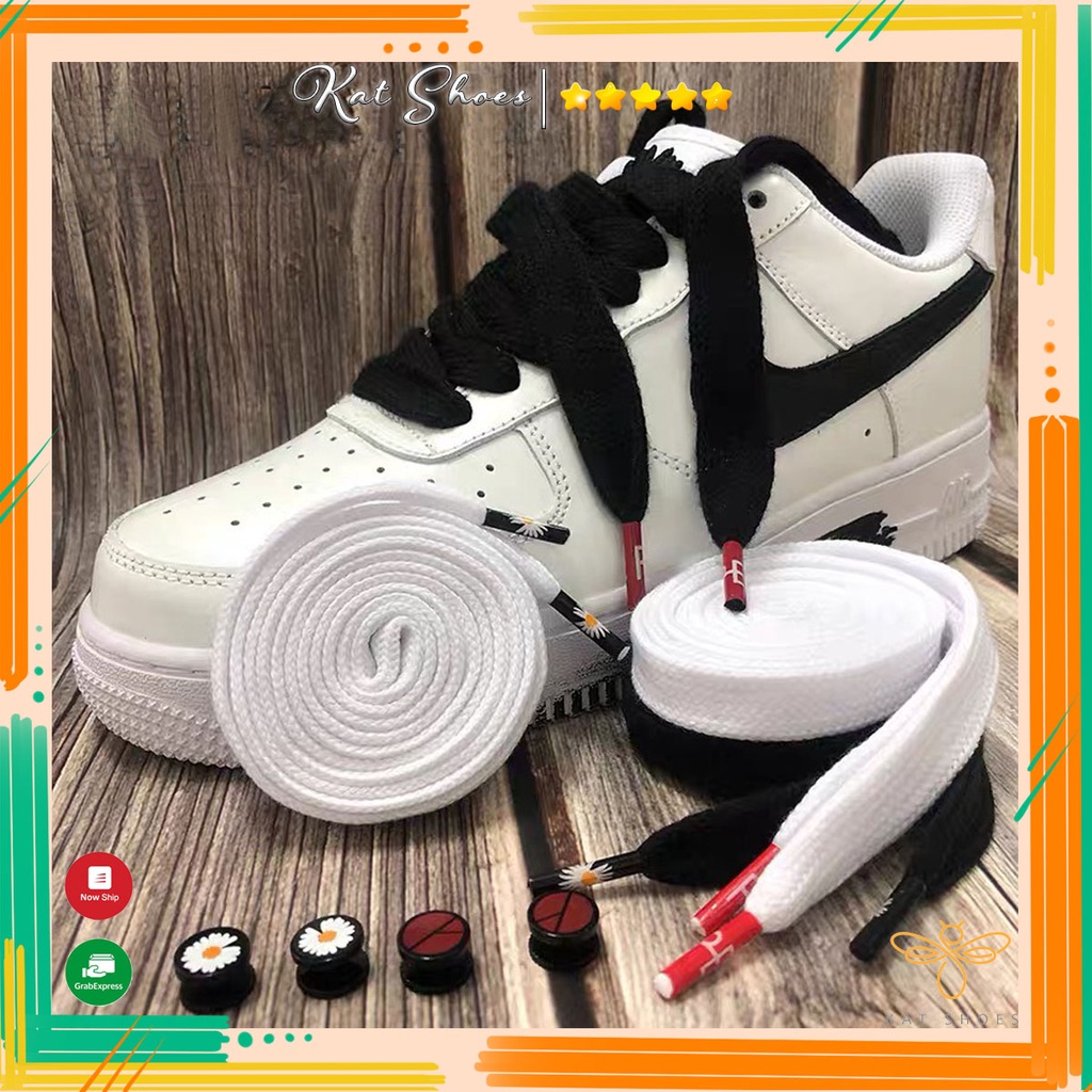 [KatShoes] Dây Giày Sneaker Paranoise Hoa Cúc 140cm Cho Giày Air Force, AF1, CV [Hàng chuẩn Trung]