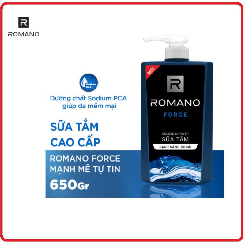 Sữa tắm Romano Force 650g