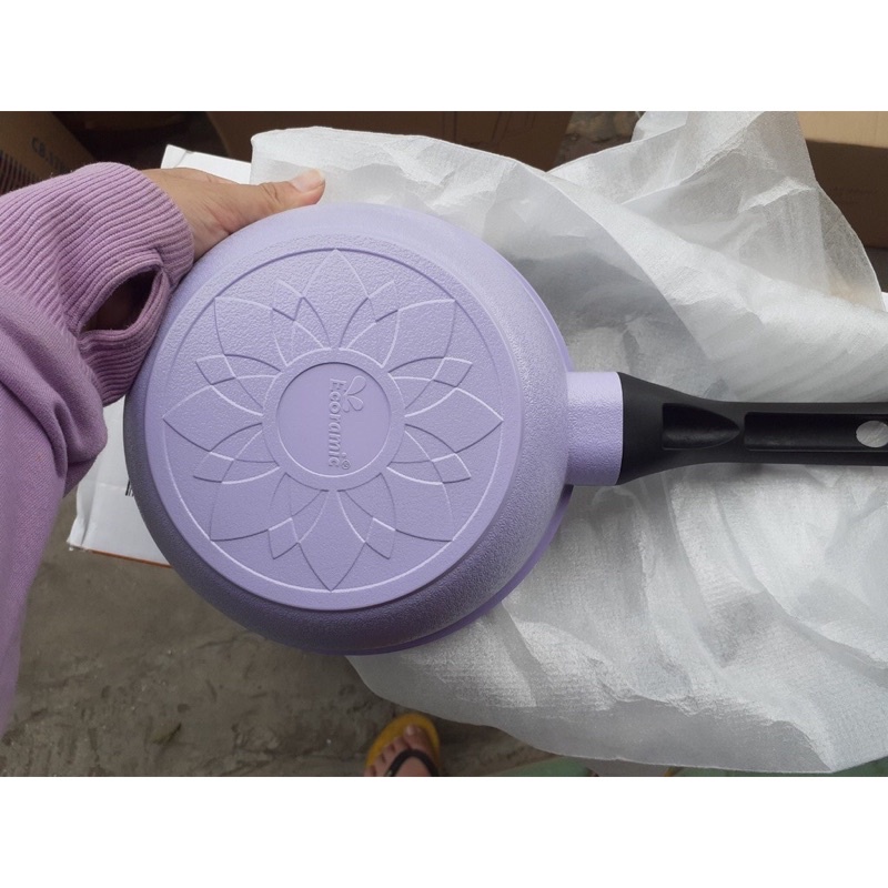Chảo nhôm đúc nguyên khối sâu lòng 18 cm hàng khuyến mại enfa