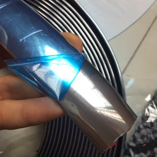 Cuộn nẹp viền chân kính ô tô mạ crom trang trí viền chân kính ô tô bản rộng 10mm