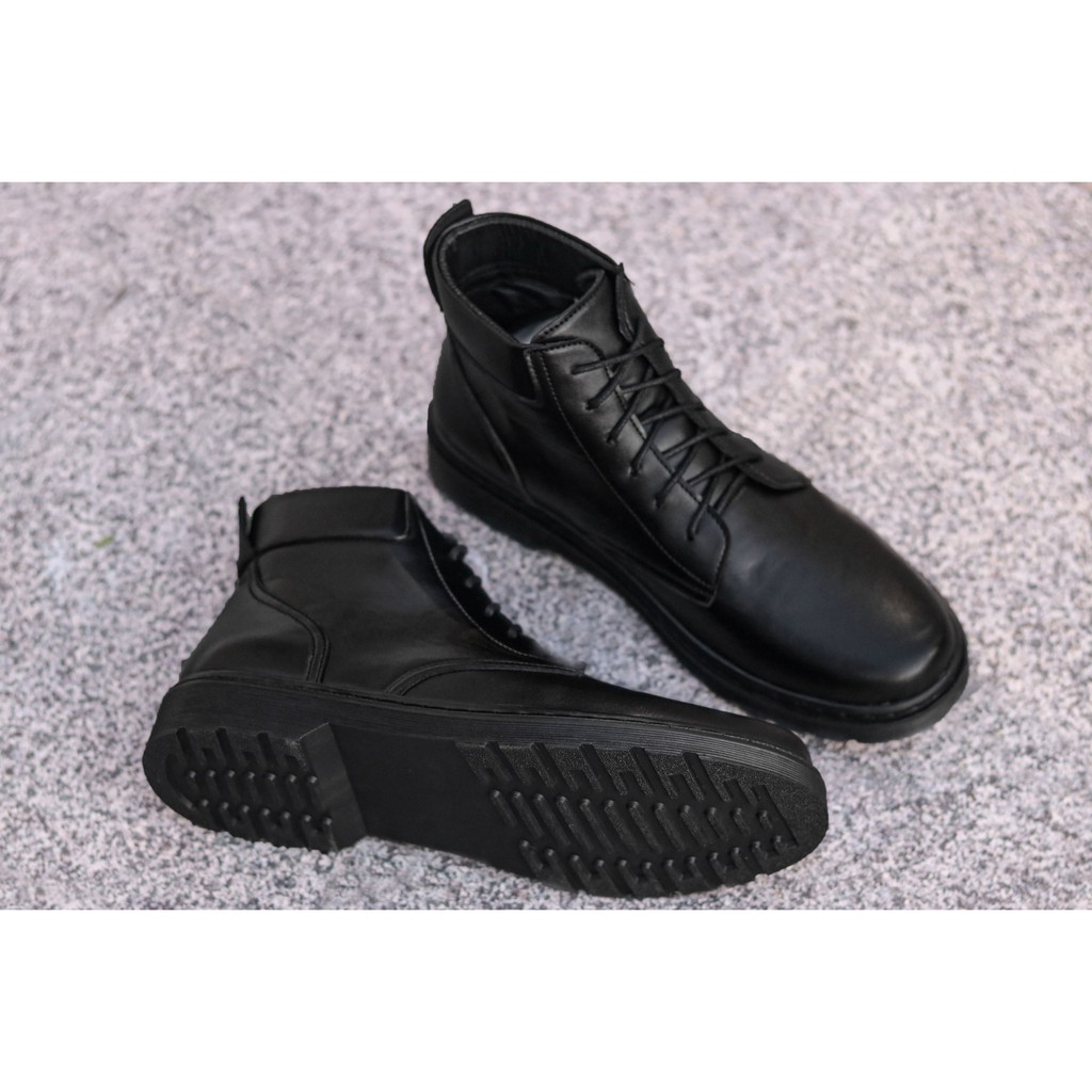 giày da nam cao cổ,giày nam hàn quốc tăng chiều cao 5cm mã D001 | BigBuy360 - bigbuy360.vn
