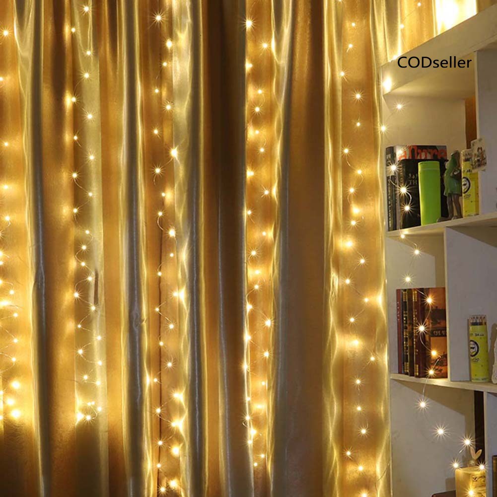 Dây Đèn Led 300 Bóng 3x3m Trang Trí Tiệc