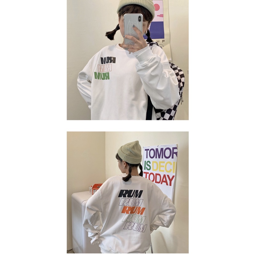 ÁO SWEATER IN RUM RUM RUM