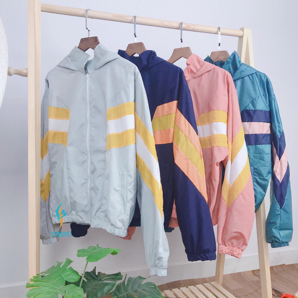 &lt;FREE SHIP&gt; Áo Khoát Dù ngoại 2 Lớp Dày Dặn, Y Hình