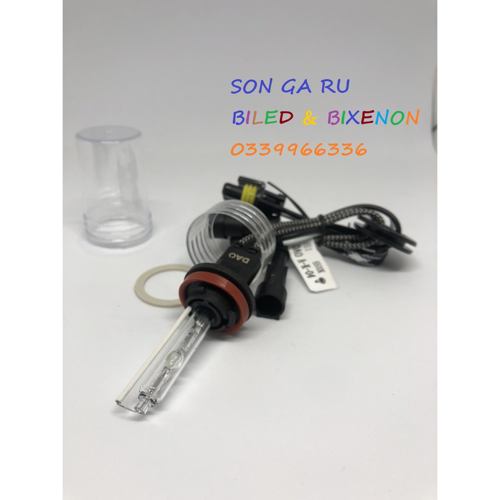 Bộ 1 bóng chân H11 tăng sáng 6000K + 1 balast 55w cho đèn gầm , bi gầm , Nouvo 5 6