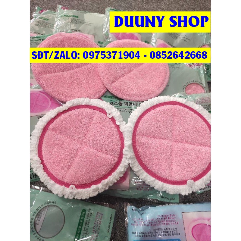 1 SET 2MIẾNG KHĂN LAU THAY THẾ CÂY LAU NHÀ HUSTORM, HÀN QUỐC CHÍNH HÃNG