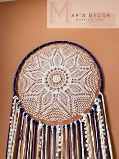 Dreamcatcher mix macrame đường kính 60cm