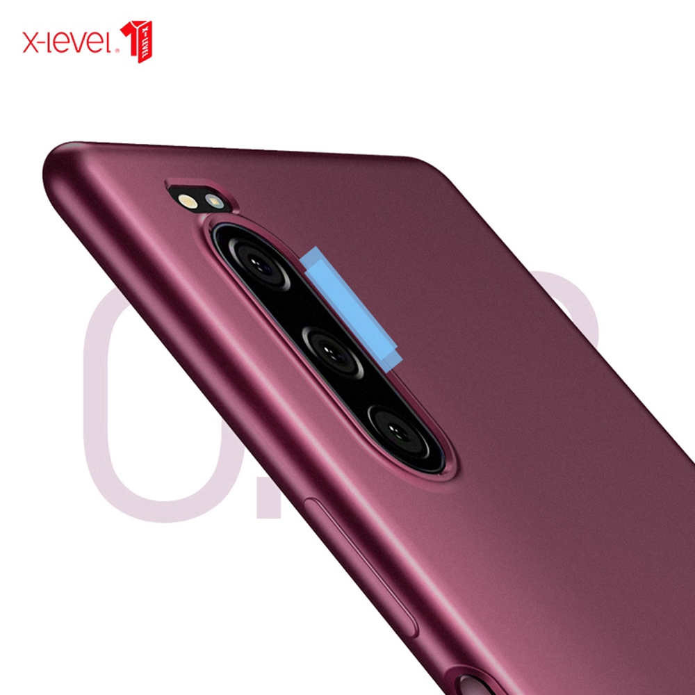 Ốp điện thoại silicon dẻo TPU mềm vải nhám cho  Sony Xperia 5