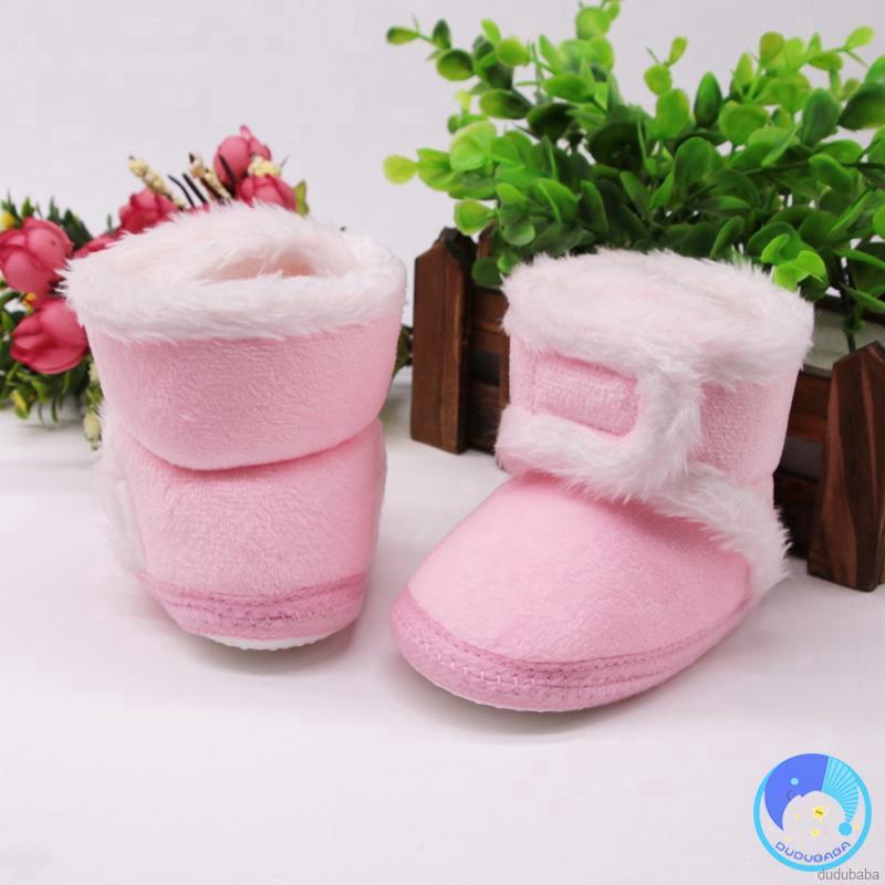 Giày bốt cổ cao đế mềm chống trượt thời trang cho bé từ 0-18 tháng tuổi