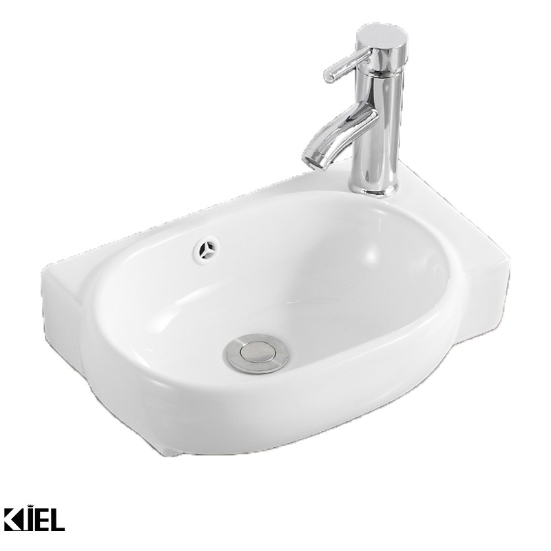 CHẬU LAVABO TREO GÓC MINI, CHẬU LAVABO TREO TƯỜNG, CHẬU RỬA MẶT BẢO HÀNH 10 NĂM MEN