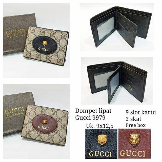 Ví Da Gucci 9979 Size 12.5x9cm Cao Cấp Cho Nam
