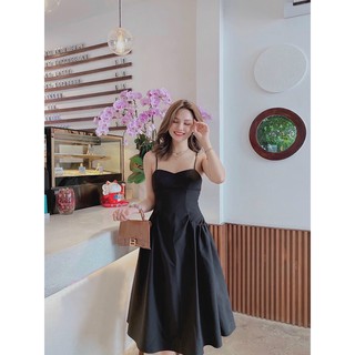Đầm Xòe Hai Dây Dự Tiệc Sang Chảnh - G981
