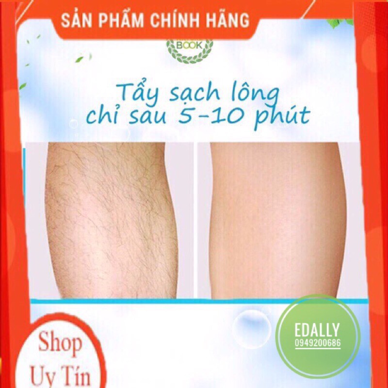 Tẩy Lông Không đau Không nóng rát The Nature Book 50 g