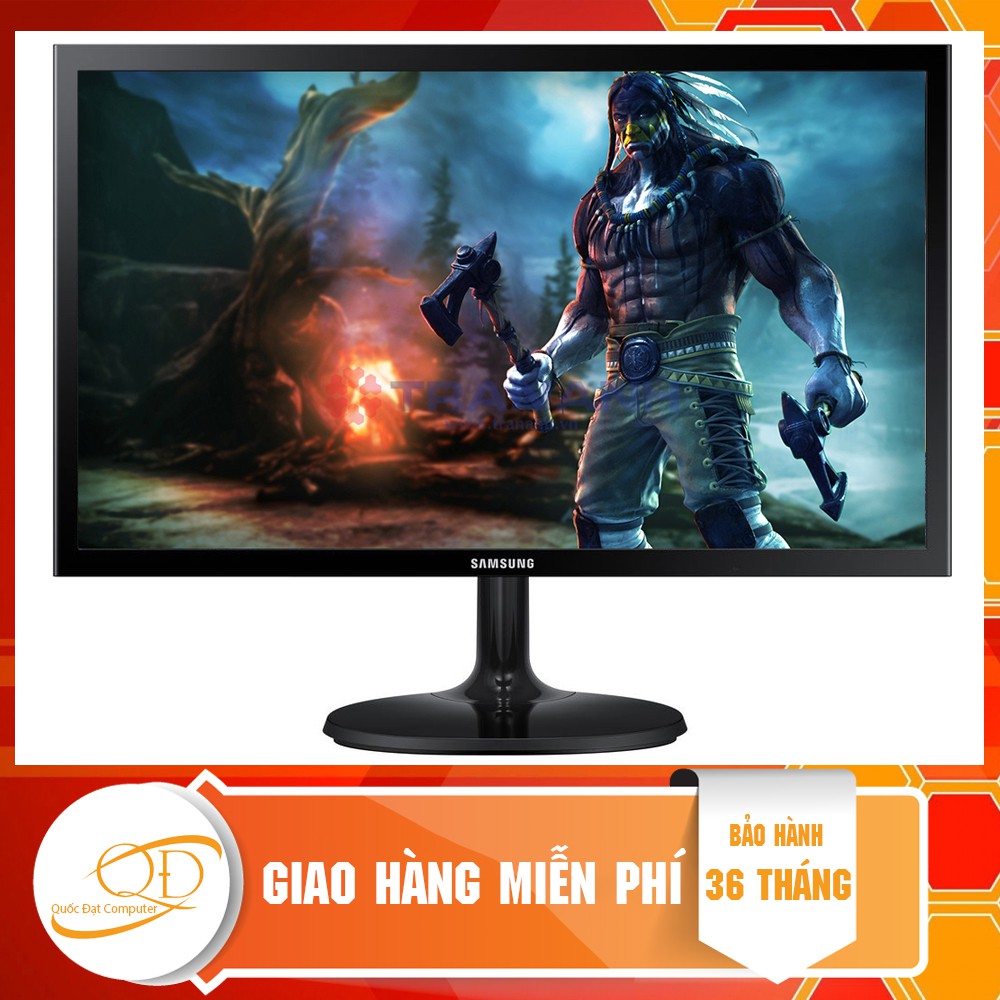 Màn hình Samsung LS22F350FHEXXV (21.5 inch/FHD/PLS/60Hz/5ms/200 nits/HDMI+DSub/FreeSync)