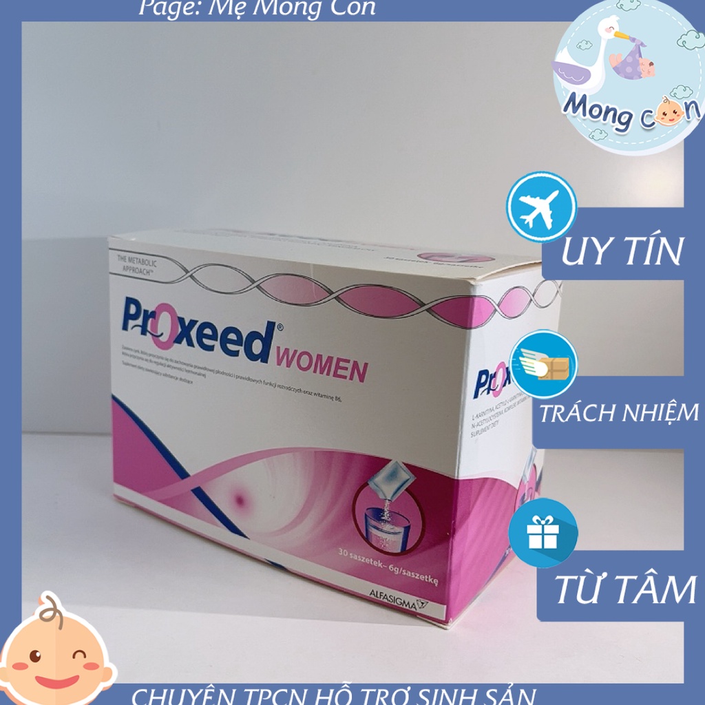 Proxeed Women  giúp tăng chất lượng trứng, tăng thụ thai, hỗ trợ IUI, IVF