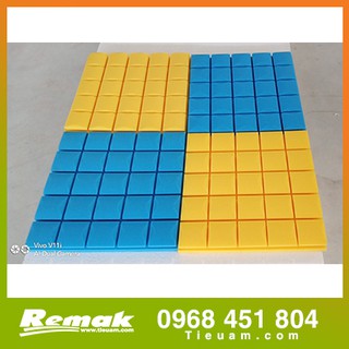 Mút tiêu âm ô vuông kt: 50x50 Mút tiêu âm phòng thu phòng nghe. Xử lý vang vọng Chống ồn