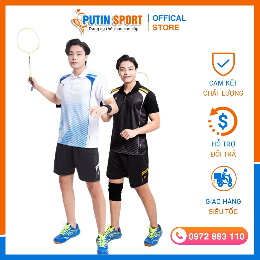 Áo chơi thể thao, Áo cầu lông nam JP - chất vải đẹp siêu thoáng mát hàng cao cấp chính hãng- Putin Shop