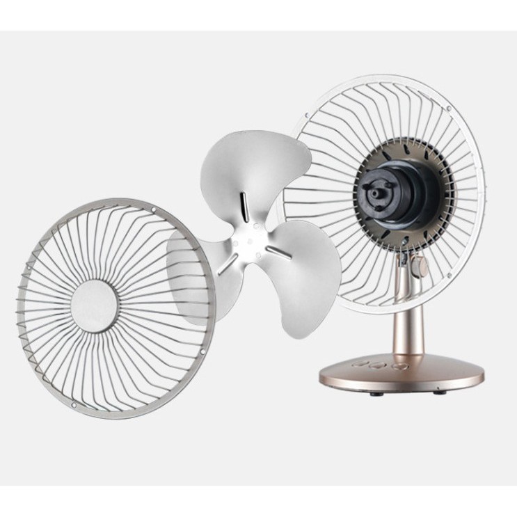 Quạt mini để bàn, đường kính lồng quạt 18cm, sạc dây cổng usb, pin chạy liên tục 2h, bảo hành 6 tháng, có 2 tốc độ gió | BigBuy360 - bigbuy360.vn