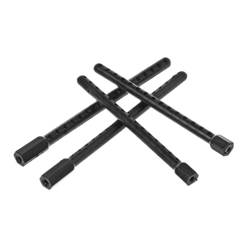 KING 4pcs Plastic Body Post Mounts 1:10 For HSP 94123 94122 Model RC Car Replacement