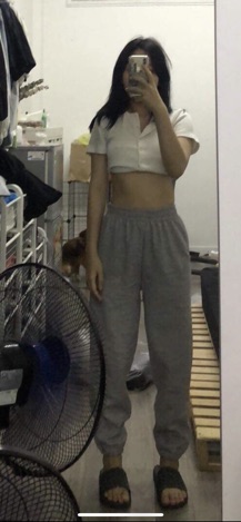 QUẦN RIBBON SCRIPT SWEATPANTS