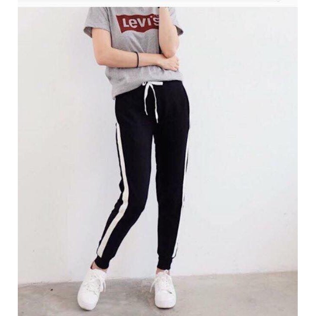 [Mã SKAMAP6 giảm 8% TỐI ĐA 50K đơn250K] quần jogger thun 1 sọc | BigBuy360 - bigbuy360.vn