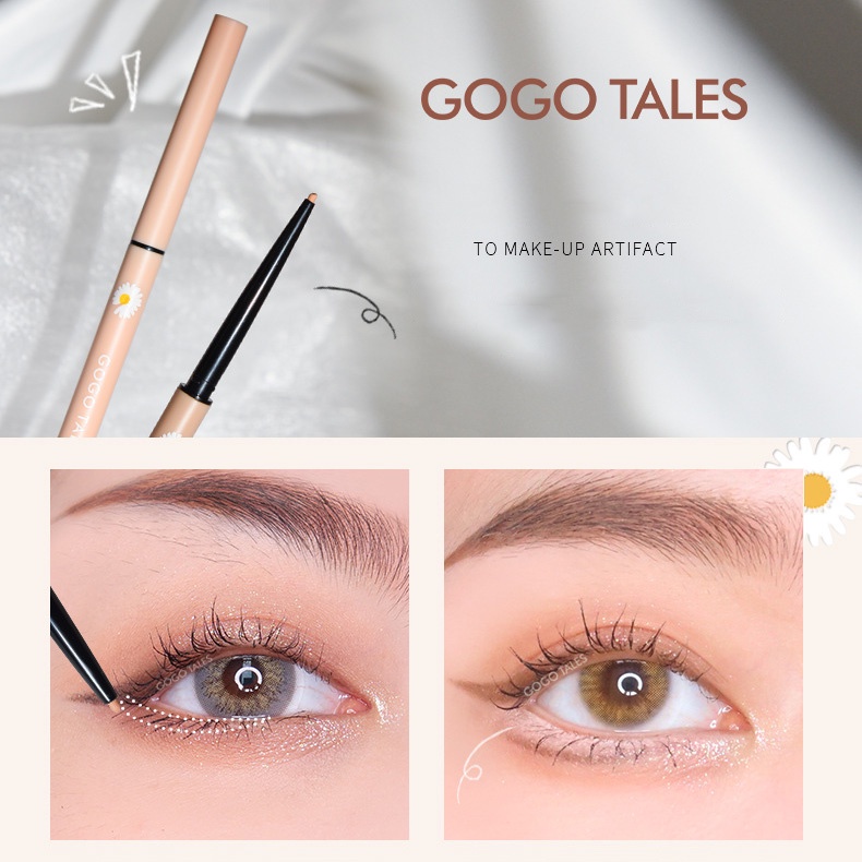 Chì Gel Kẻ Mắt GOGO TALES Chống Nước Crayon Eyeliner