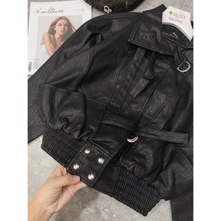 ÁO KHOÁC DA BOMBER CHẤT DÀY DẶN